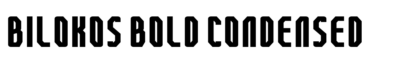 Bilokos Bold Condensed